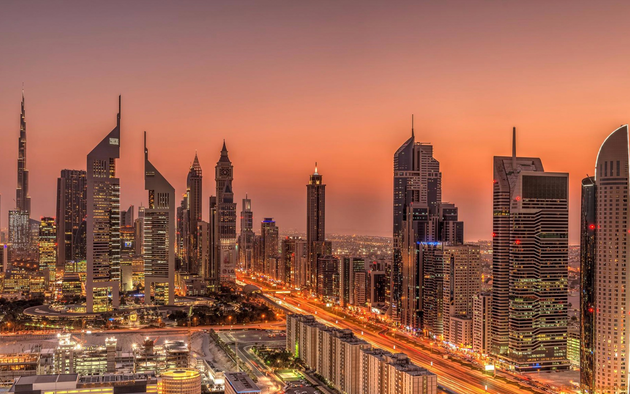 Dubai: Hop-On Hop-Off Night Panoramic Sightseeing Tour