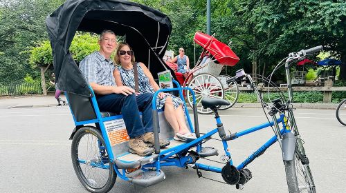 Private Central Park Pedicab Tour Day Tours