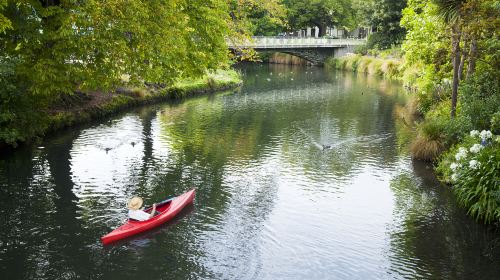 Punting On The Avon (Antigua Boat Sheds)