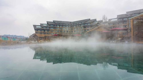 Yuquanwan Hot Spring, Sichuan, China