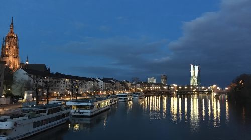 Germany + The Roman Forum + Goethe House + Eurotower + Iron Footbridge + Main River private charter day tour