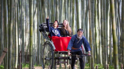 Kyoto Arashiyama Rickshaw Private Chartered Tour by Ebisuya