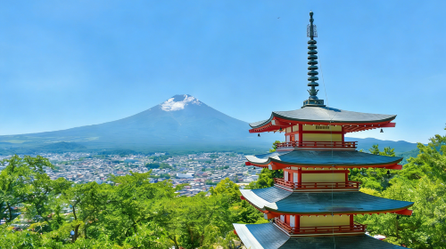 Japan Tokyo Mt. Fuji Lake Kawaguchi & Yamanakako & Lawson/Hikkawa one-day tour