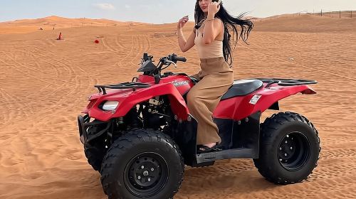 Morning Desert Safari Adventure, Quad Bike, Falcon & Camel Ride Day Tours