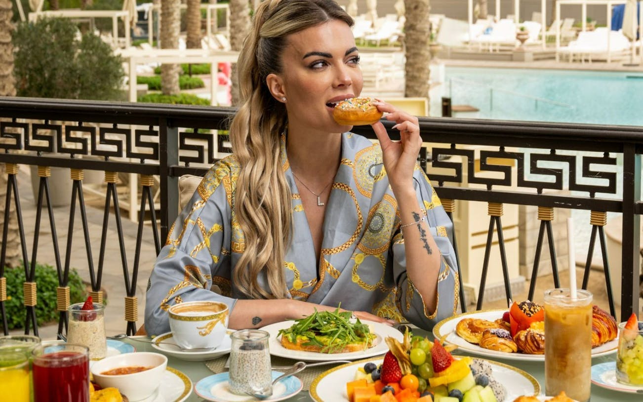 Giardino Breakfast Buffet: International Buffet with Live Cooking Stations and Outdoor Terrace