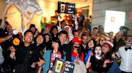 Osaka Pub Crawl and Nightlife Tour Day Tours