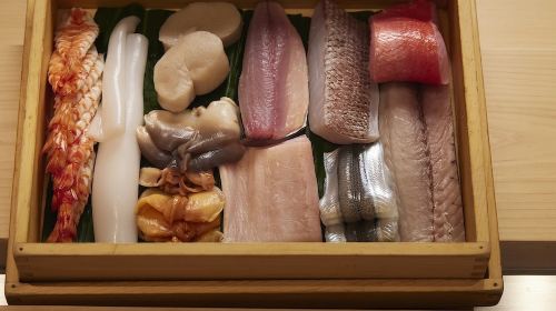 Sushi in Tokyo | Sushi Tenkawa | Edomae Sushi with Seasonal Vegetables in Ebisu