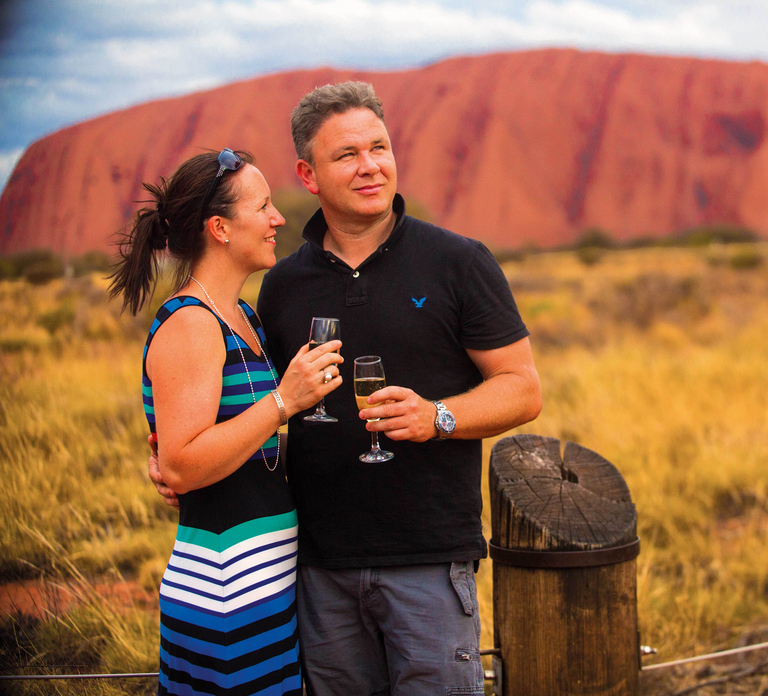 Uluru 1.5-Hour Sunset Tour with Sparkling Wine & Cheeseboard