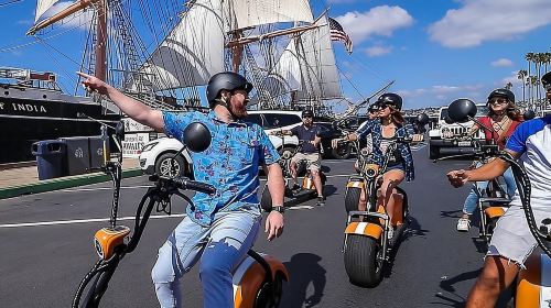 San Diego Guided Scooter Tour: Downtown & Balboa Park Highlights Day Tours