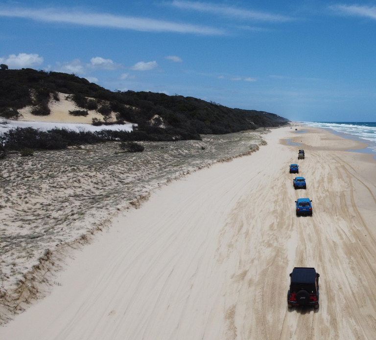 From Rainbow Beach: 2-Day K'gari (Fraser Island) 4WD Tour