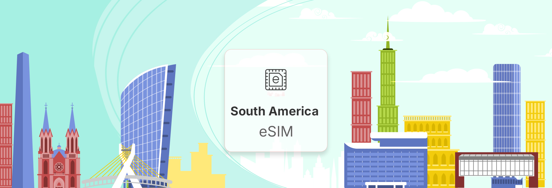 Commbitz South America e-SIM Package