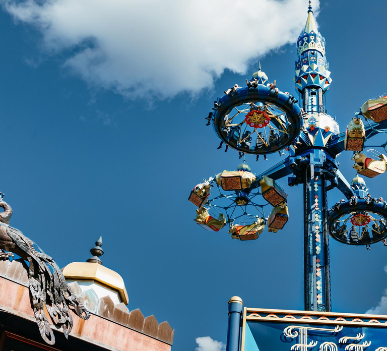 Copenhagen: Tivoli Gardens Entry Ticket with Unlimited Rides