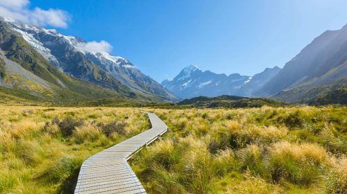 New Zealand South Island Aoraki / Mount Cook sightseeing bus day tour