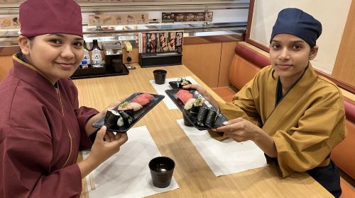 Kappa Sushi Akihabara Manseibashi: Sushi Making Experience
