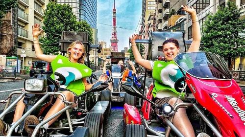 Go-kart tour Tokyo tower to Shibuya ( IDP&Passport Required ) Day Tours