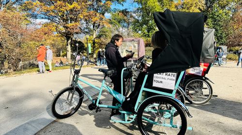 Central Park Private Pedicab Tour (60 mins) Day Tours