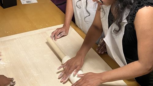Handmade udon noodle workshop experience