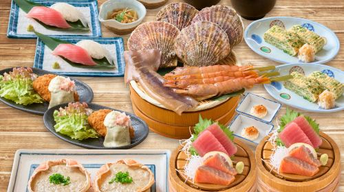 Kisaragi Suisan Official Authorized Reservation - High-value seafood package voucher (various options including sashimi, abalone, and king crab)