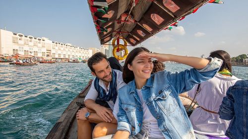 Private Old Dubai Souks Walking Tour with Abra Ride & Transfers Day Tours