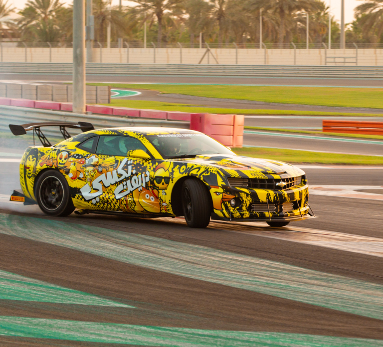 Yas Marina Circuit Chevrolet Drift Taxi Passenger Ride