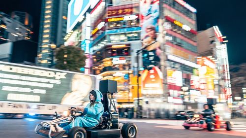Shibuya Go Karting Tour with Funny Costume Day Tours
