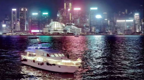 Hong Kong Victoria Harbour night cruise: luxury Dreamer sightseeing cruise ticket Transport Passes