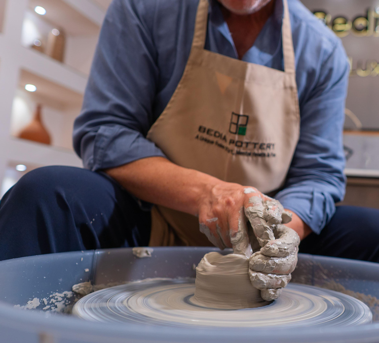 Only in Dubai: Couples & Family Activity -Luxury Clay & Dine