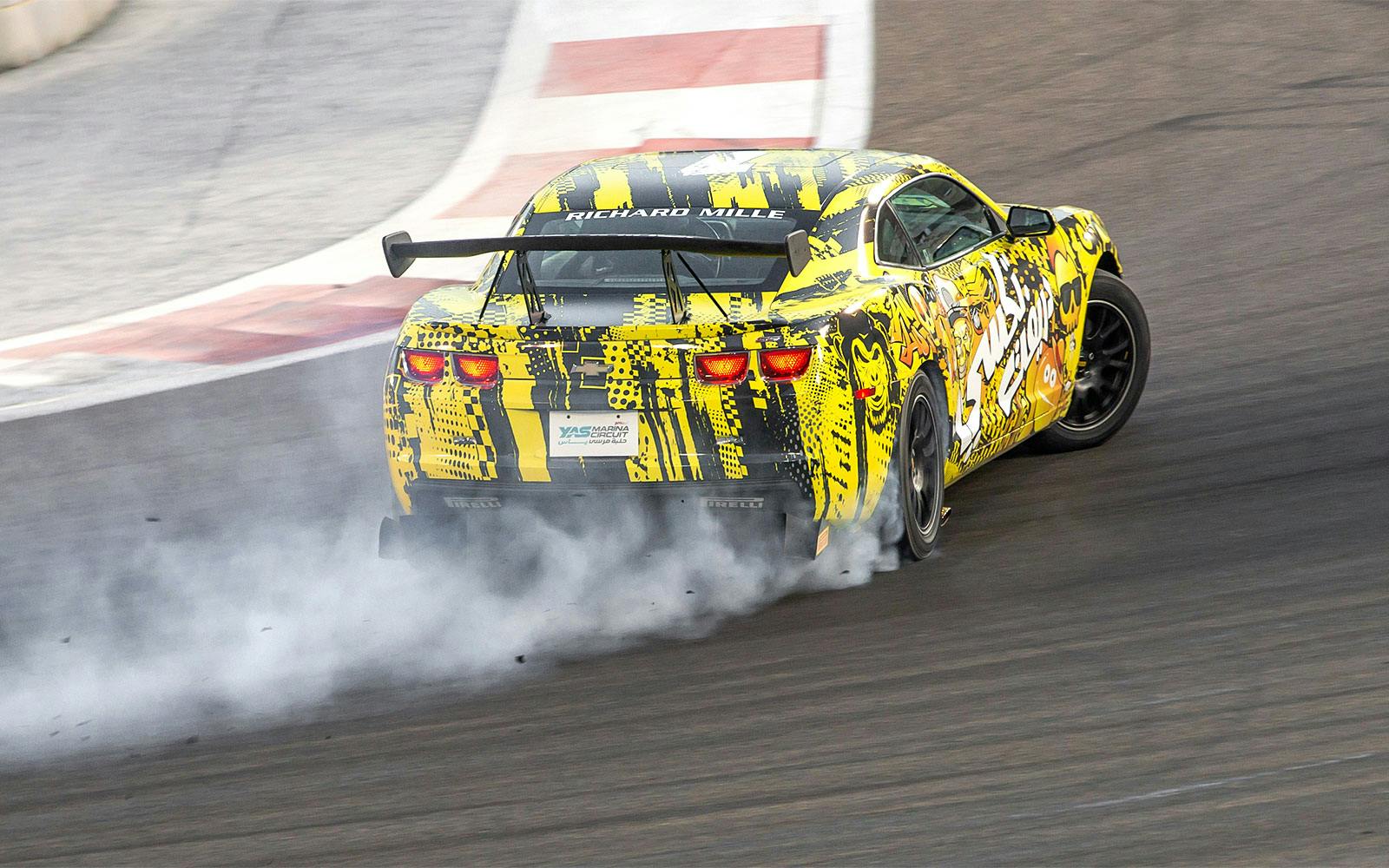 Chevrolet Drift Taxi: Ride at Yas Marina Circuit