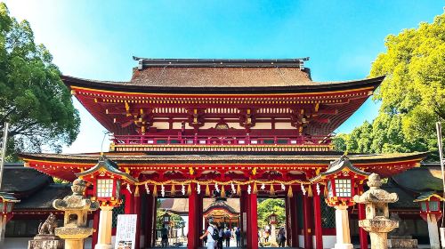 Japan Fukuoka Nyoirin-ji Temple on Qingying Mountain, Mount Yufu Trailhead, Yufuin, and Beppu Hells One-Day Tour