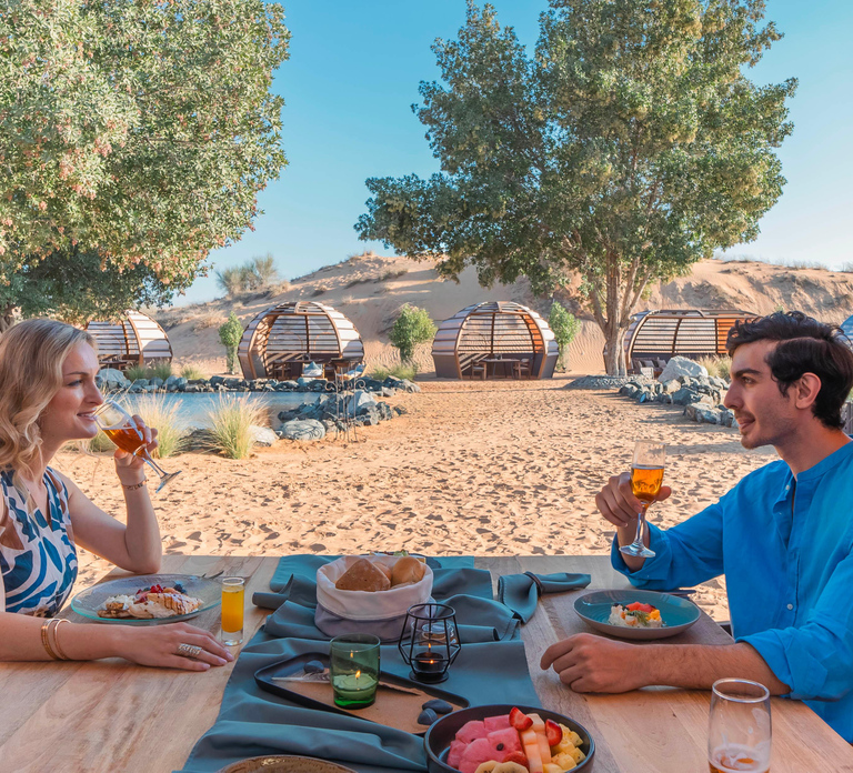 Dubai: Luxury Balloon Flight with Michelin-Curated Breakfast