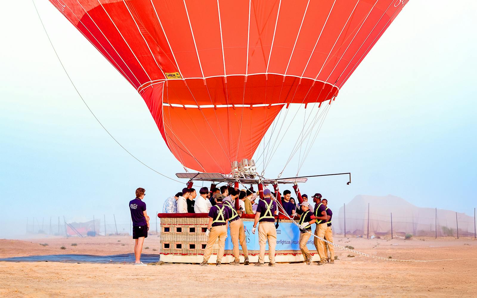 Dubai Sunrise Hot Air Balloon Ride with Hotel Transfers