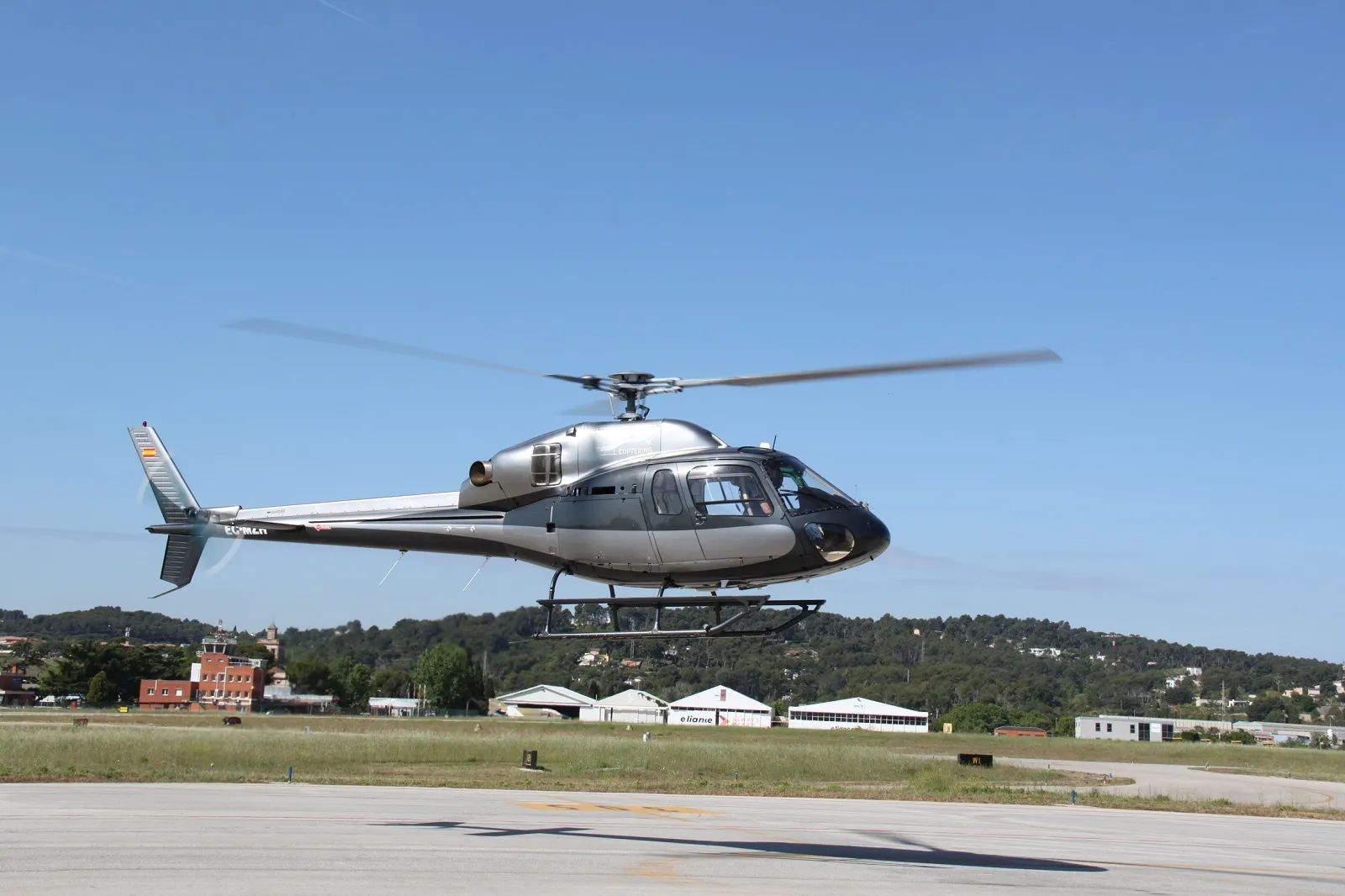 Private Helicopter Flight along the Barcelona Coastline