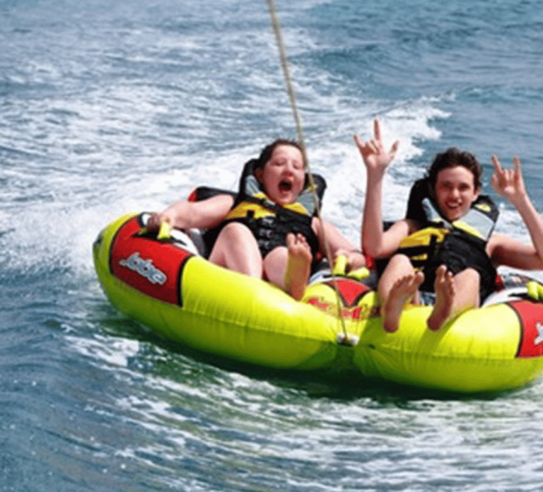 Dubai: Donut Ride Water Sports Adventure with Transfers