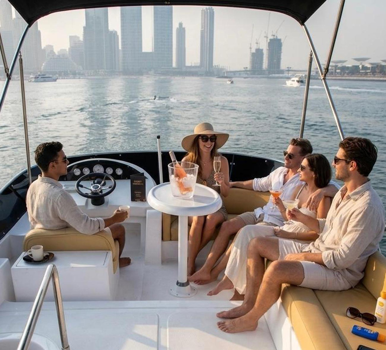 Private Yacht Tour: Dubai Boat Cruise with Optional BBQ