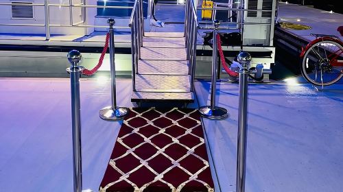 Dubai Marina Dhow Cruise by Catamaran-Glass Boat with Buffet+ Soft Drinks+Live Performance
