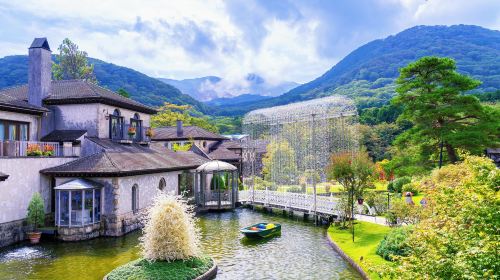 Hakone Venetian Glass Museum (Glass Forest) attraction in Hakone