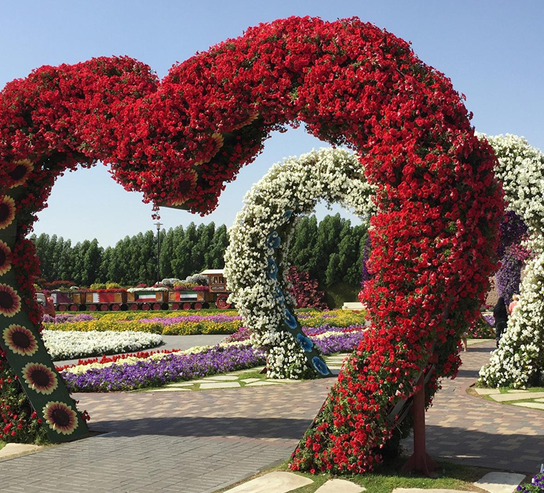 Dubai: Private Miracle Garden & Global Village Trip