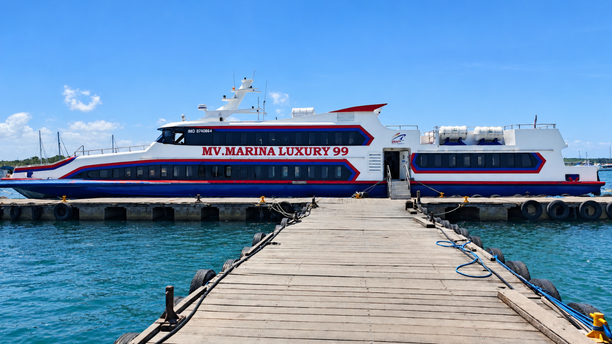 Fast Boat from Serangan to Gili Lombok or Penida by Marina Luxury 99