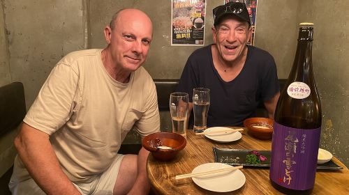 Casual Japanese SAKE tasting and snack experience in Kabukicho Day Tours
