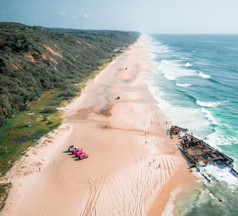 Hervey Bay to K'gari/Fraser Island 3-Day Tour (Beach House)