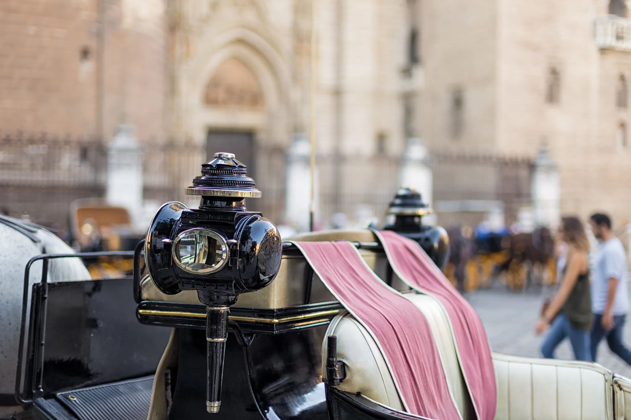 Carriage ride through in Seville