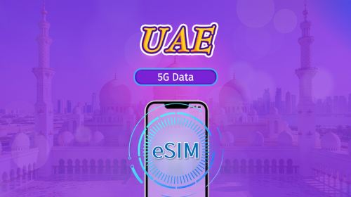 United Arab Emirates | 5G/4G eSIM | Daily Plan/Data Package | 24-hour Billing | 1-30 Days | QR Code