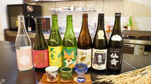 Osaka Sake Tasting & Takoyaki Cooking Experience