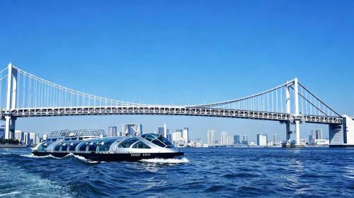 Tokyo water bus sightseeing experience (Sensō-ji + Odaiba Seaside Park + riverside views + immersive tour) Transport Passes