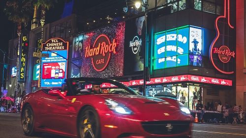 1-Hour Driving Tour from Hollywood to Beverly Hills in a Ferrari Day Tours