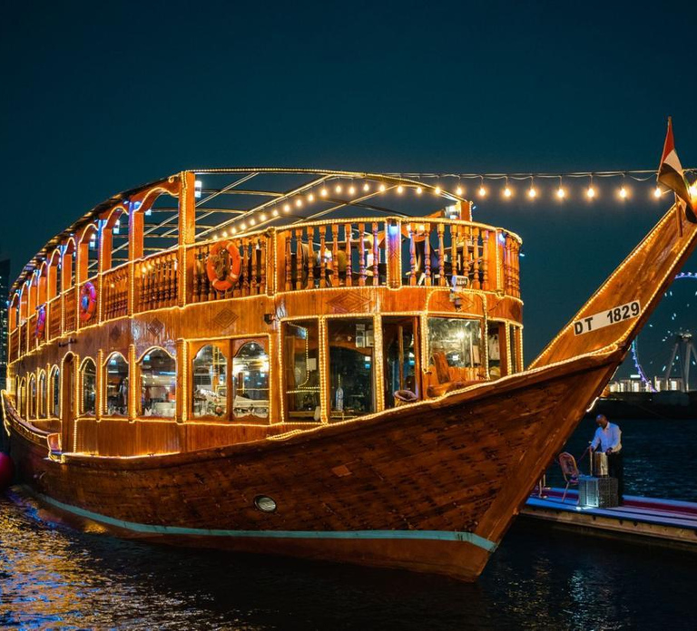 Marina Dinner Dhow Cruise with Live Entertainment