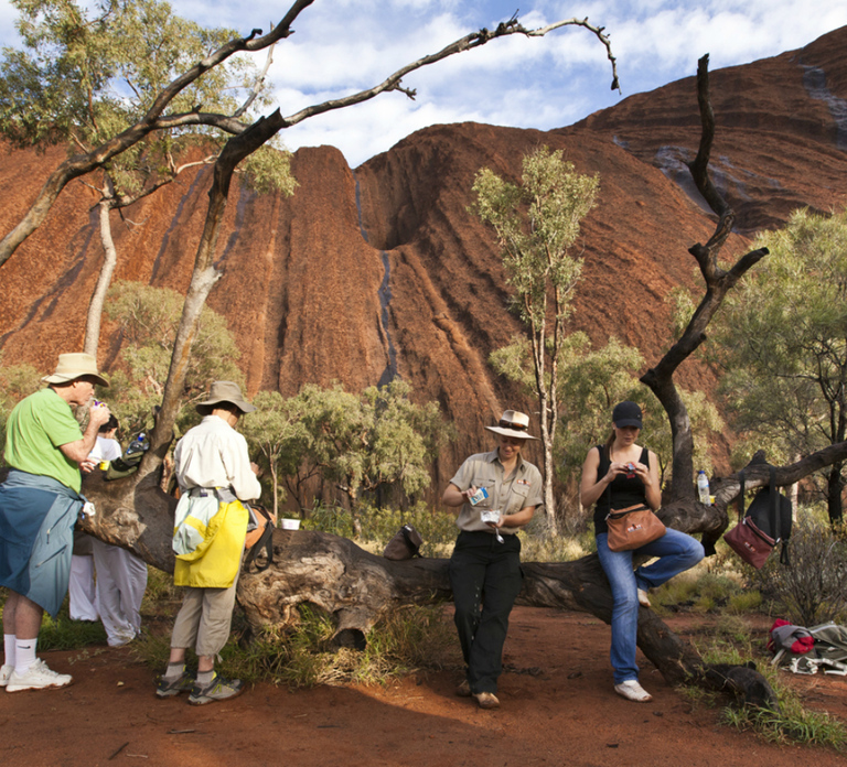 Uluru: Guided Trek of Uluru's Base in a Small Group