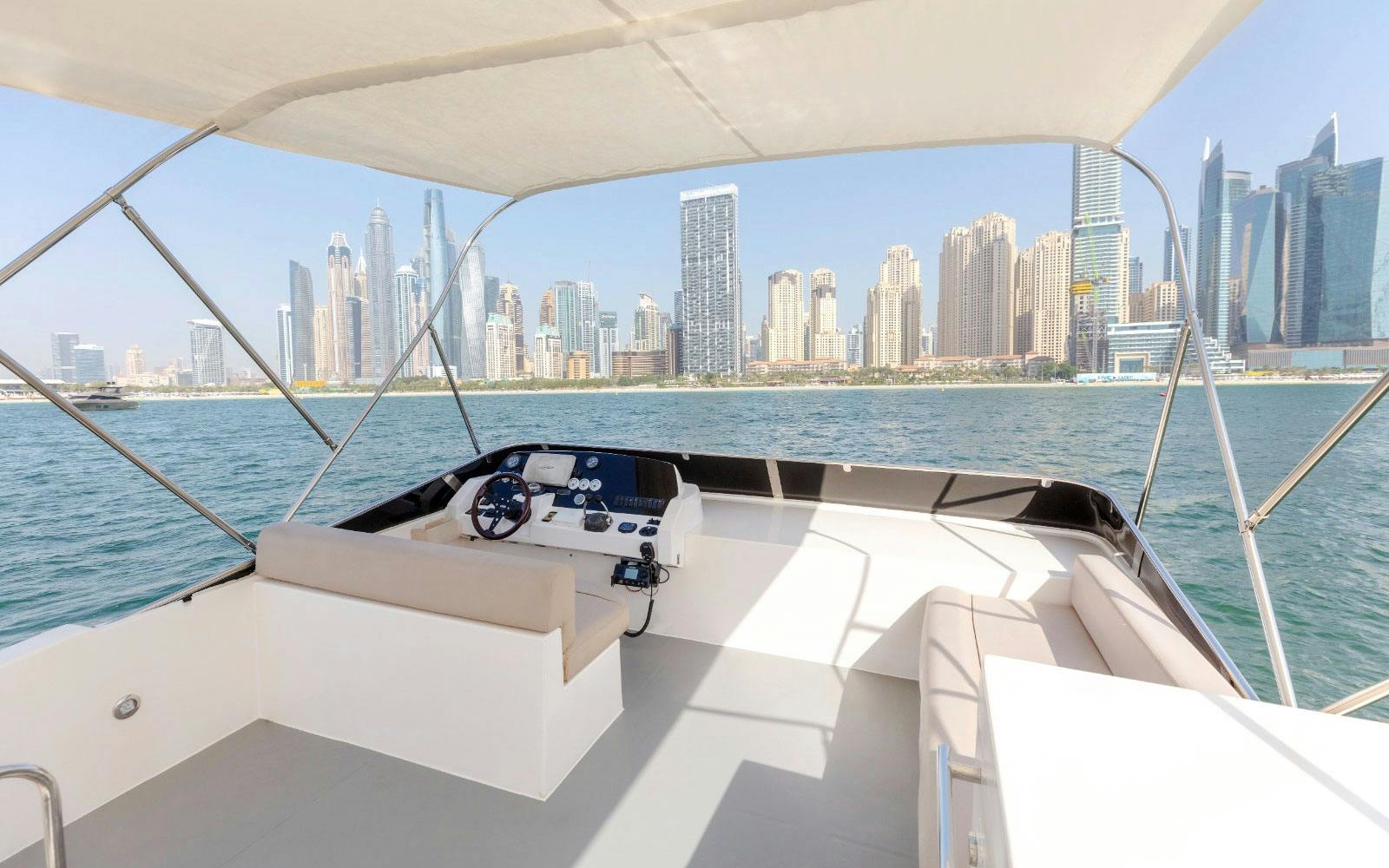 Private Luxury Yacht Rental from Dubai Harbour - Groups up to 12