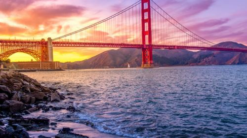 San Francisco 1-day tour: Golden Gate Bridge/Lombard Street/Fisherman's Wharf