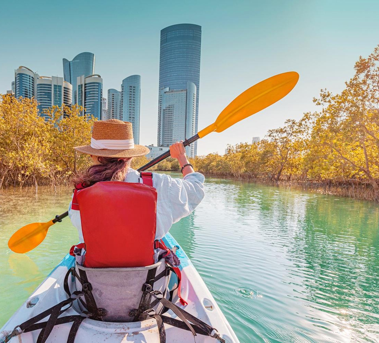 Abu Dhabi: Mangroves Guided Kayaking Tour with Hotel Pickup